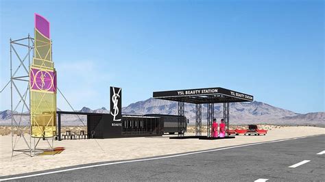 ysl gas station coachella|Yves Saint Laurent Beauté Opens Coachella Music Gas Station .